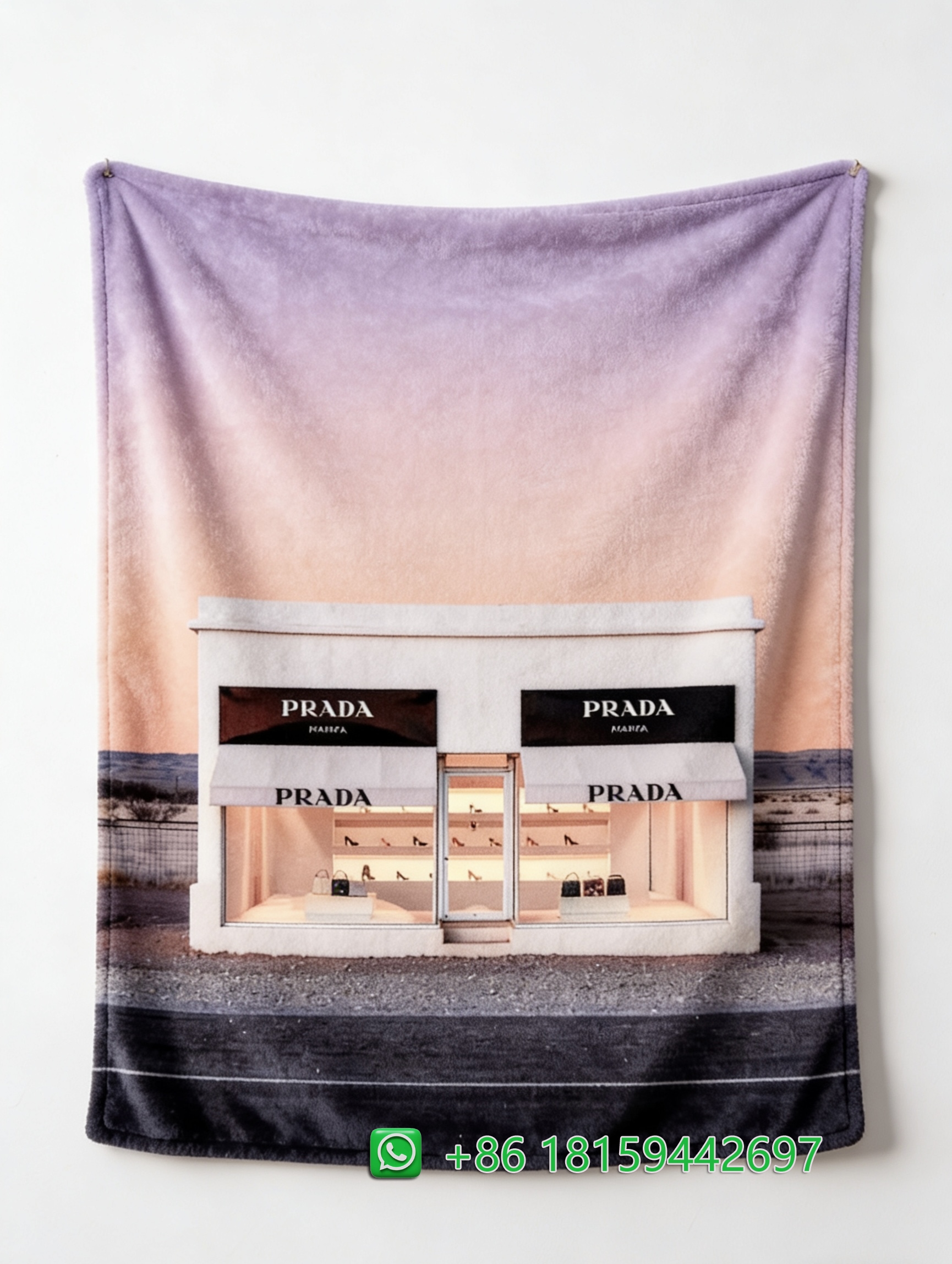 Prada Throw Blankets
